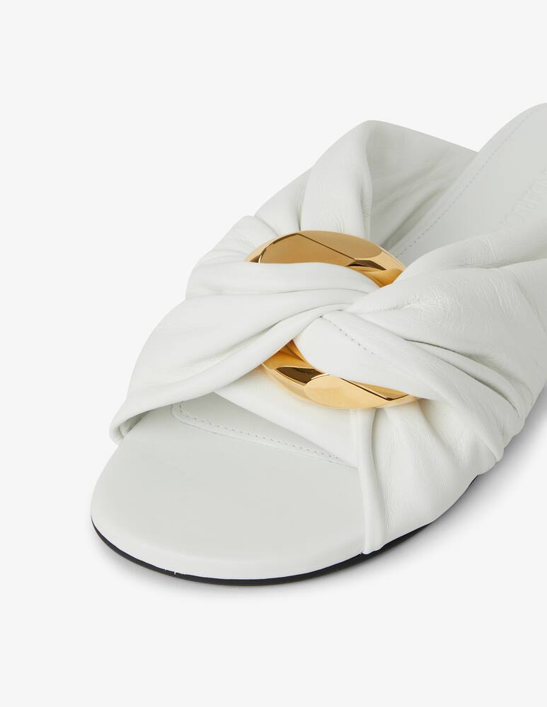 rinascente JW Anderson Sandali bassi Chain in pelle