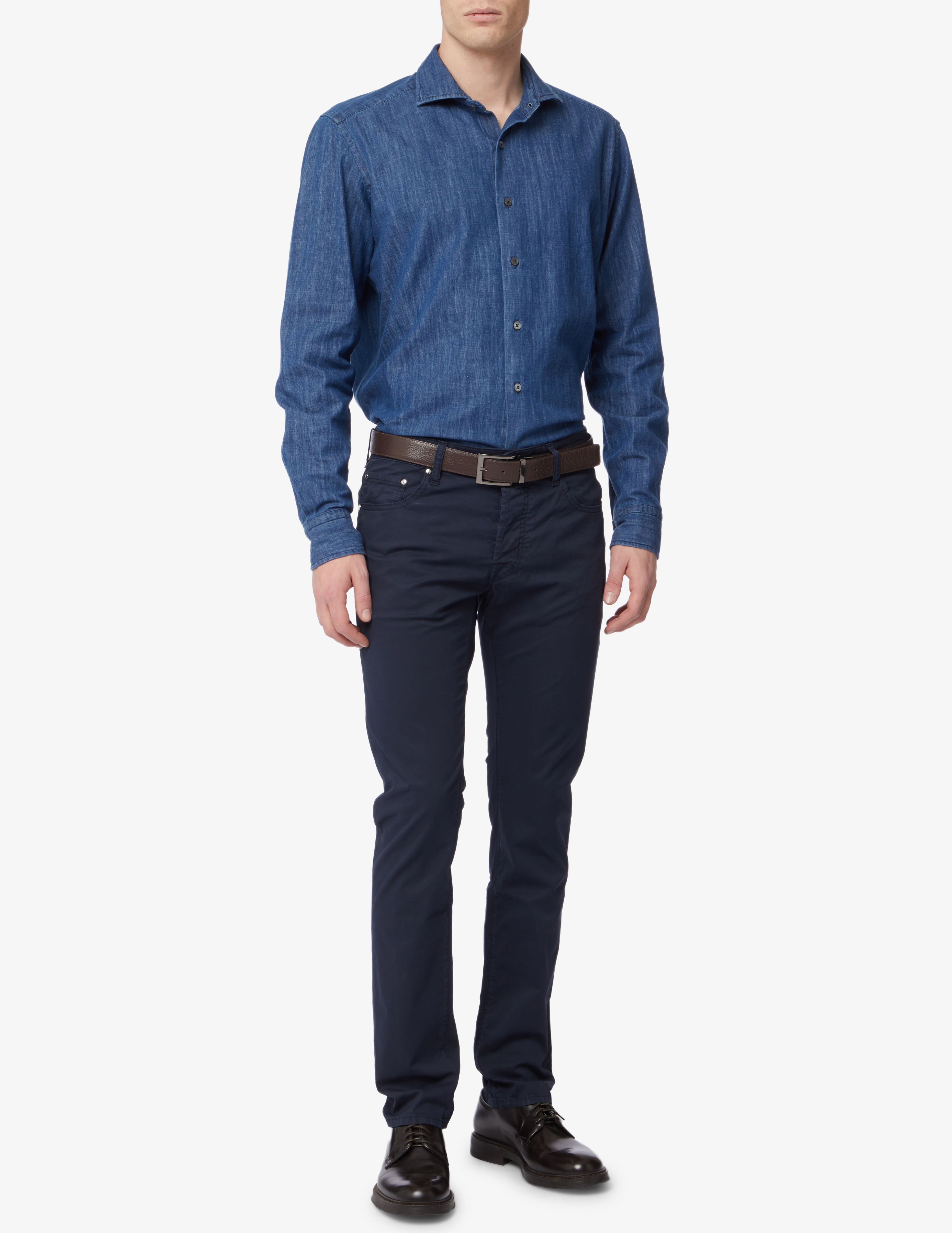 Shop Jacob Cohen 5 pockets pants on Rinascente