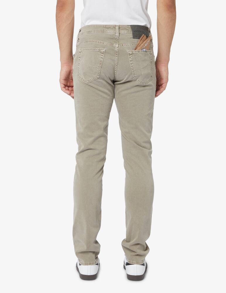 rinascente Jacob Cohen 5 pockets slim fit bard gabardine stretch trousers
