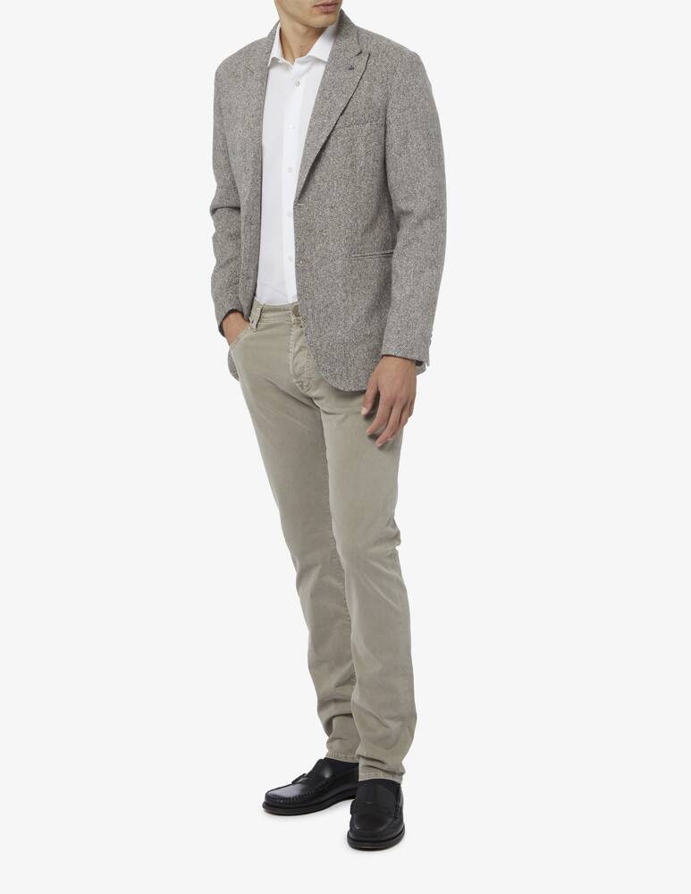 rinascente Jacob Cohen 5 pockets slim fit bard gabardine stretch trousers