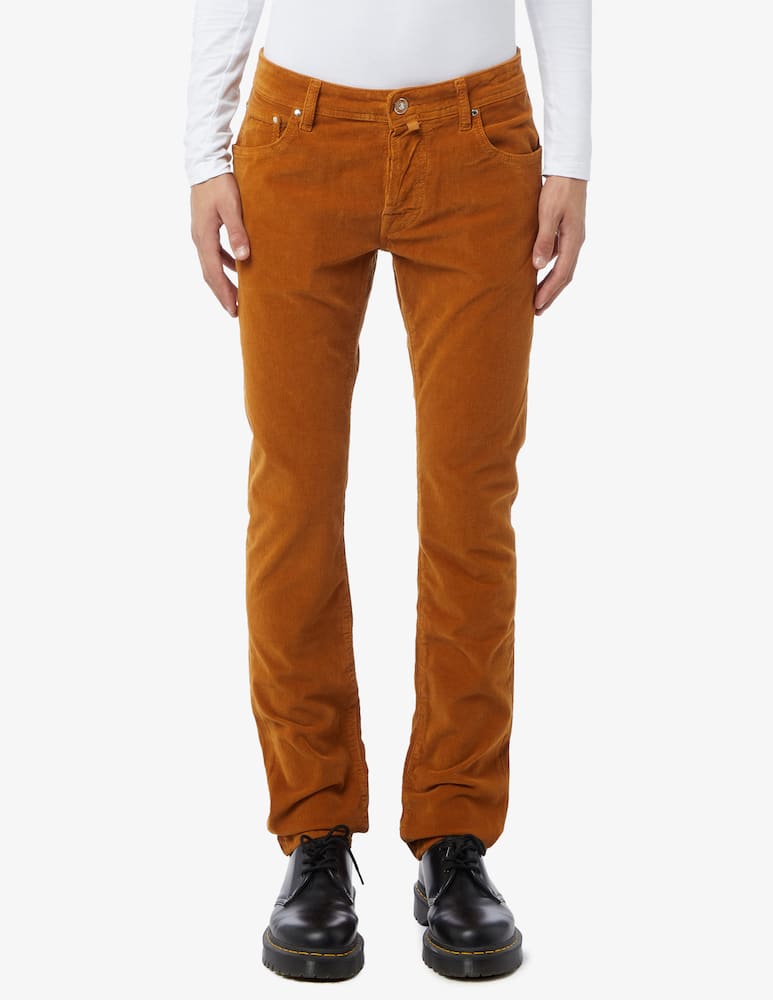 Jacob Cohen Pantaloni 5 tasche slim fit nick velluto stretch 1800 r - immagine 1 Jacob Cohen Pantaloni 5 tasche slim fit nick velluto stretch 1800 r - immagine 1
