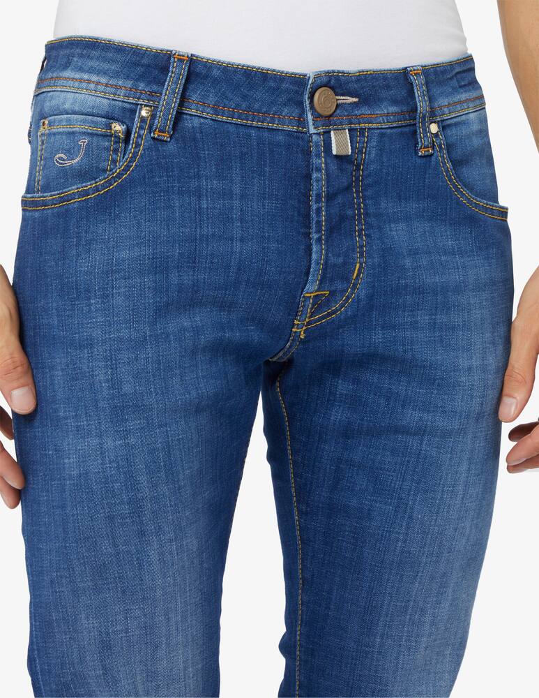rinascente Jacob Cohen Pantaloni 5 tasche slim fit nick