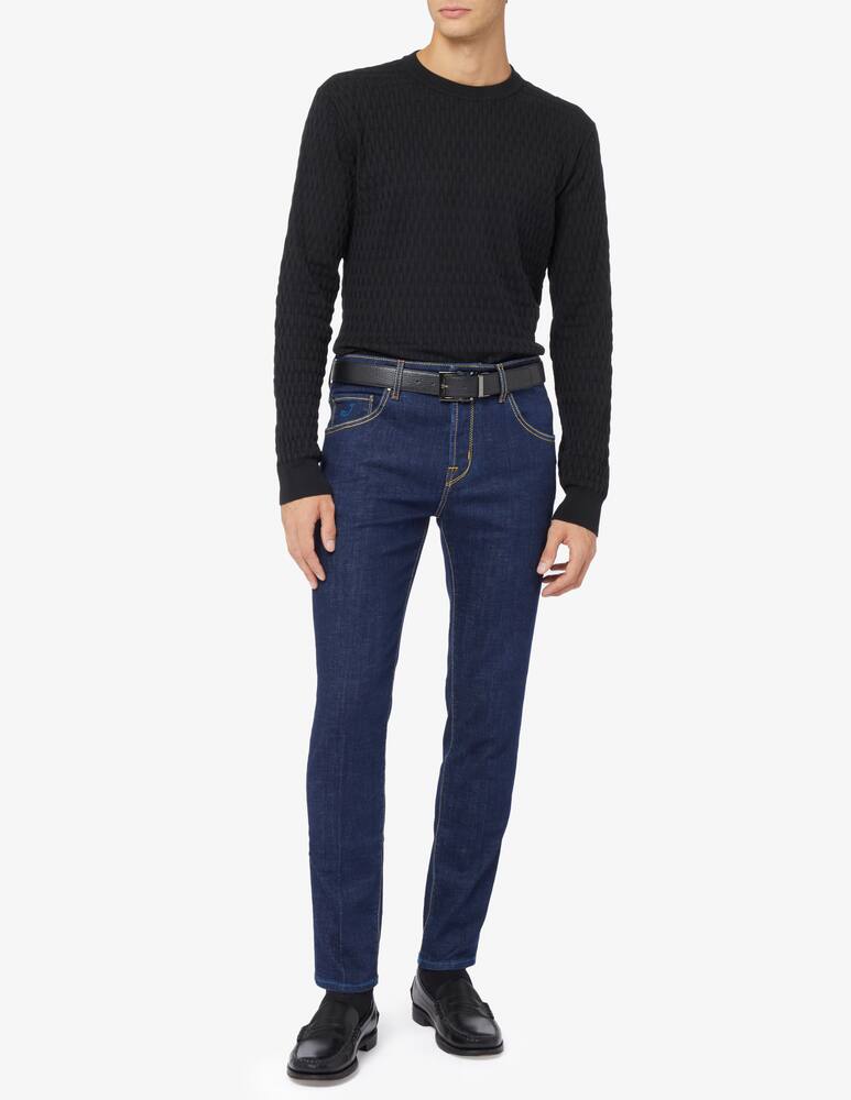 rinascente Jacob Cohen Slim crop/carrot scott 5 pockets trousers