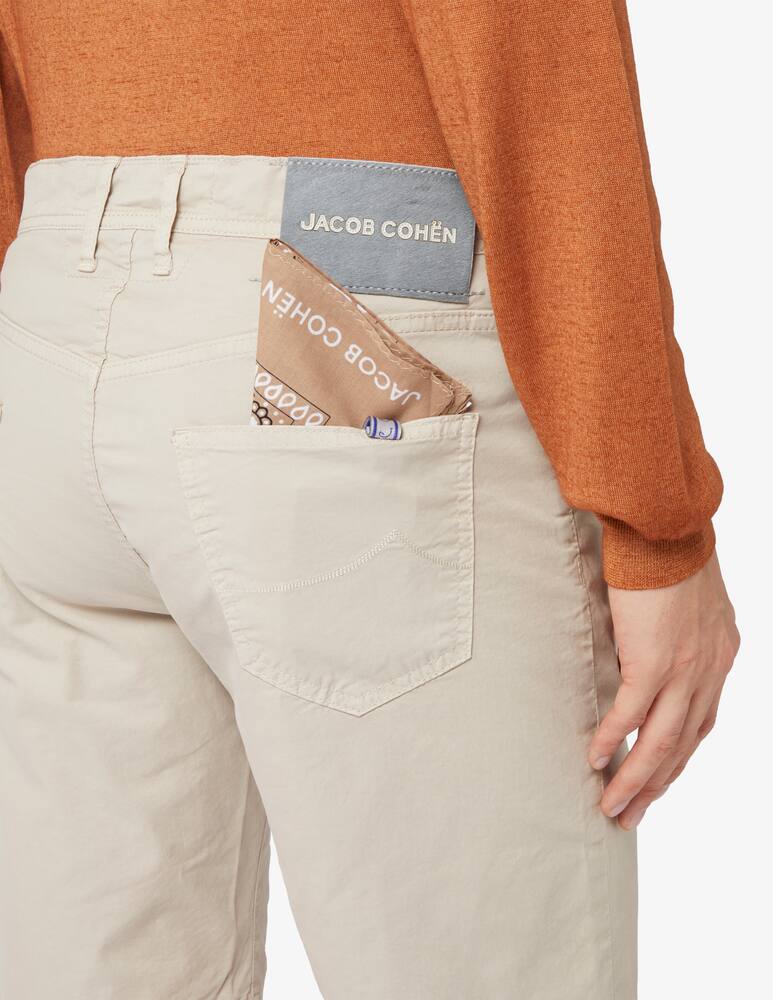 rinascente Jacob Cohen Gabardina nicolas bermuda slim fit trousers