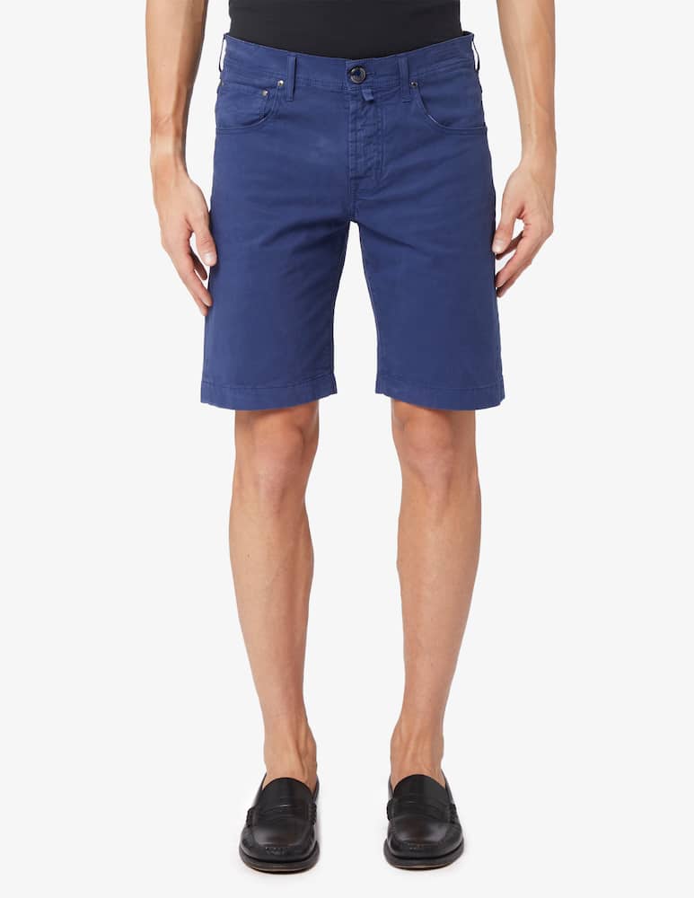 Jacob Cohen Nicolas bermuda 5 tasche slim fit gabardina - immagine 1 Jacob Cohen Nicolas bermuda 5 tasche slim fit gabardina - immagine 1