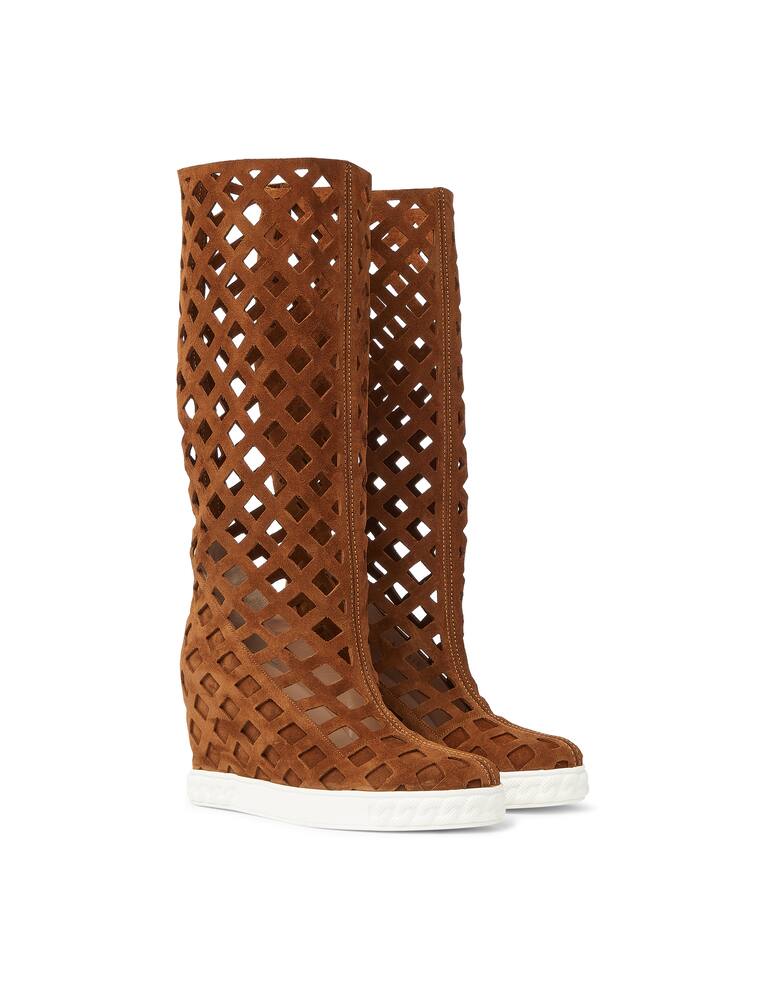 rinascente Casadei Stivali traforati con zeppa