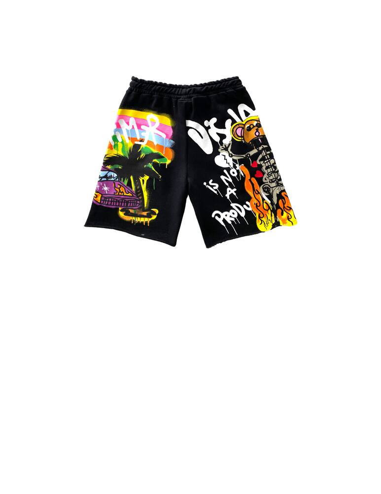 rinascente Disclaimer Short in felpa con stampe