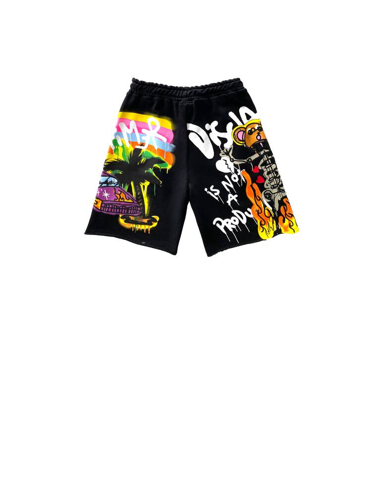 rinascente Disclaimer Short in felpa con stampe