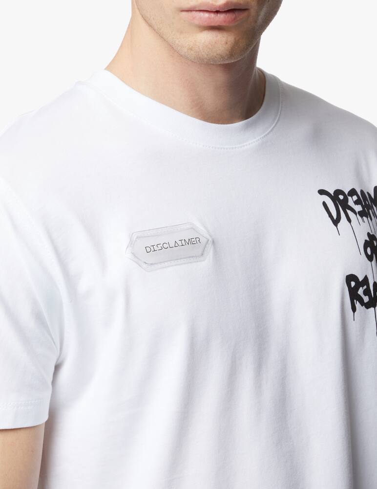 rinascente Disclaimer T-shirt con stampa palme sul retro