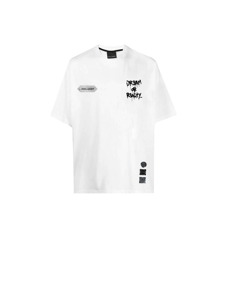 rinascente Disclaimer T-shirt con stampa palme sul retro