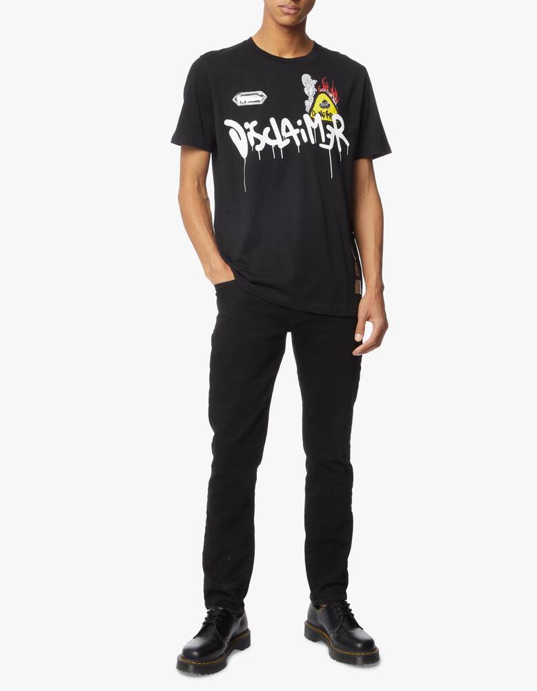 rinascente Disclaimer T-shirt con stampa alieno sul retro