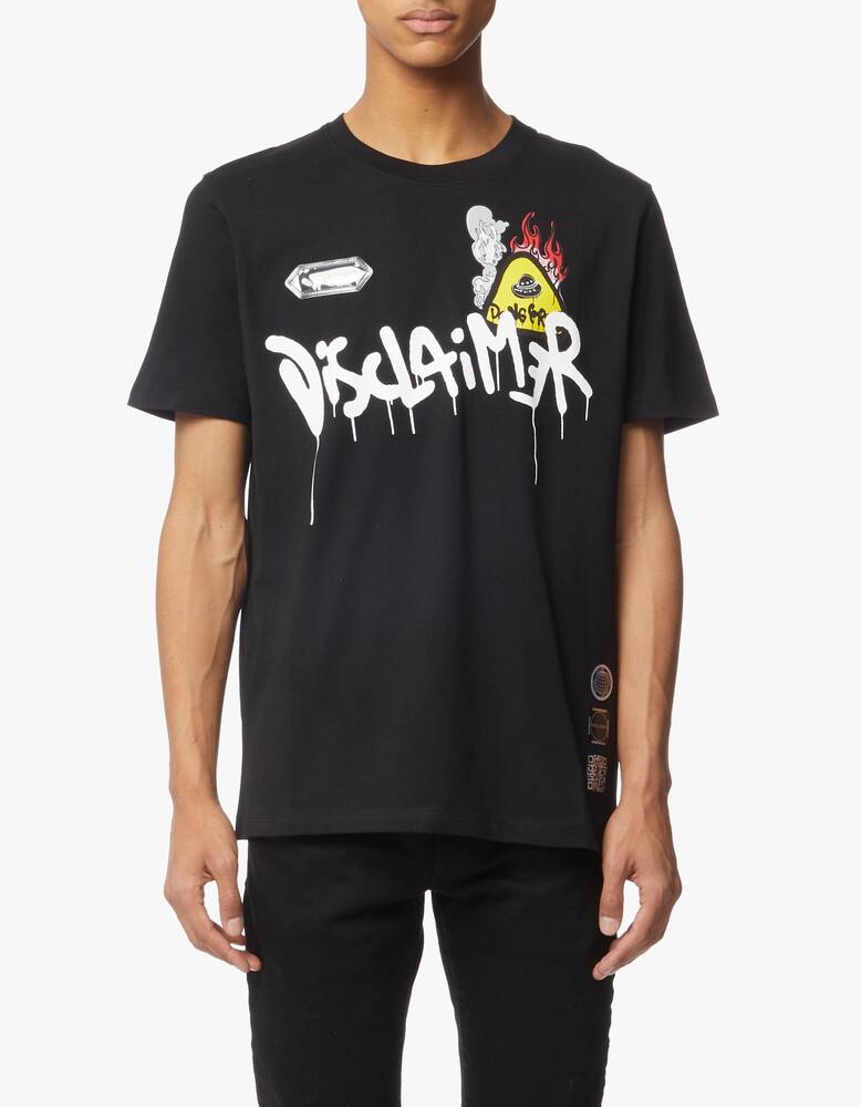 rinascente Disclaimer T-shirt con stampa alieno sul retro