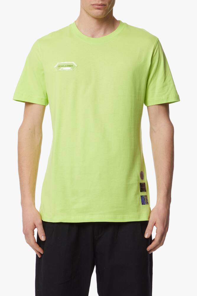 rinascente Disclaimer T-shirt con grafica "is not a product" sul retro