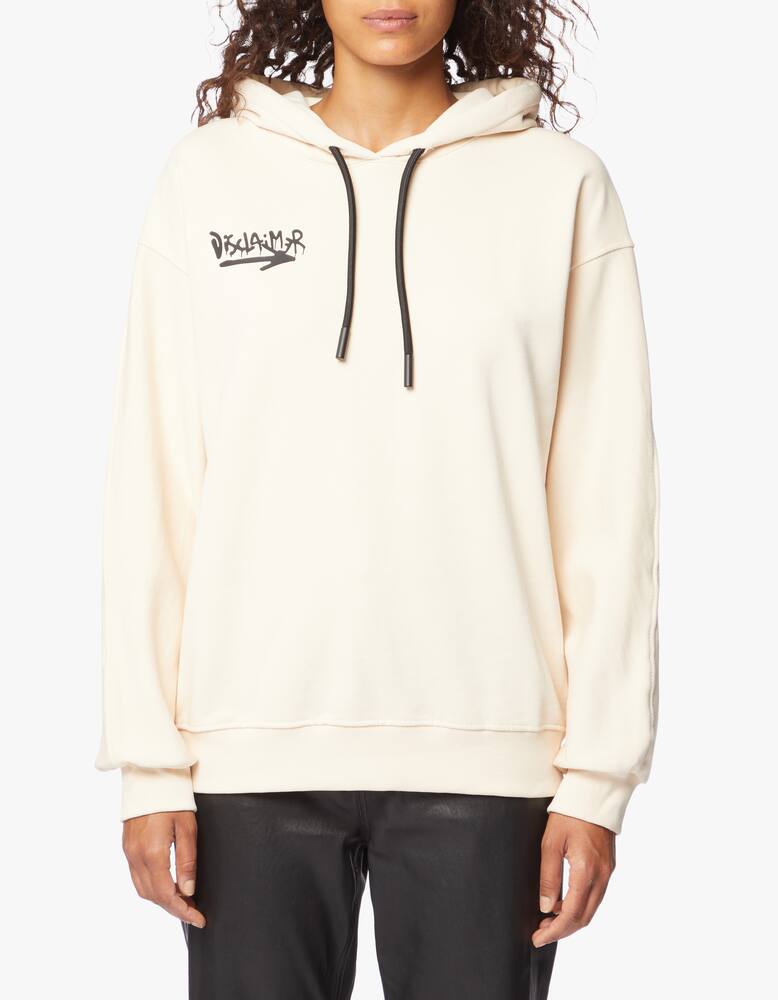 rinascente Disclaimer Cotton sweatshirt with writings on the back