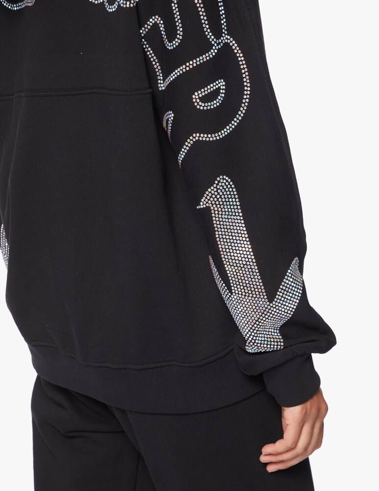 rinascente Disclaimer Felpa con cappuccio in cotone