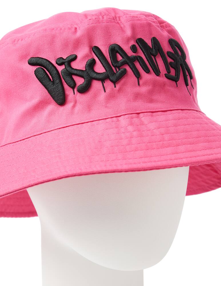 rinascente Disclaimer Bucket hat unisex fuxia fluo