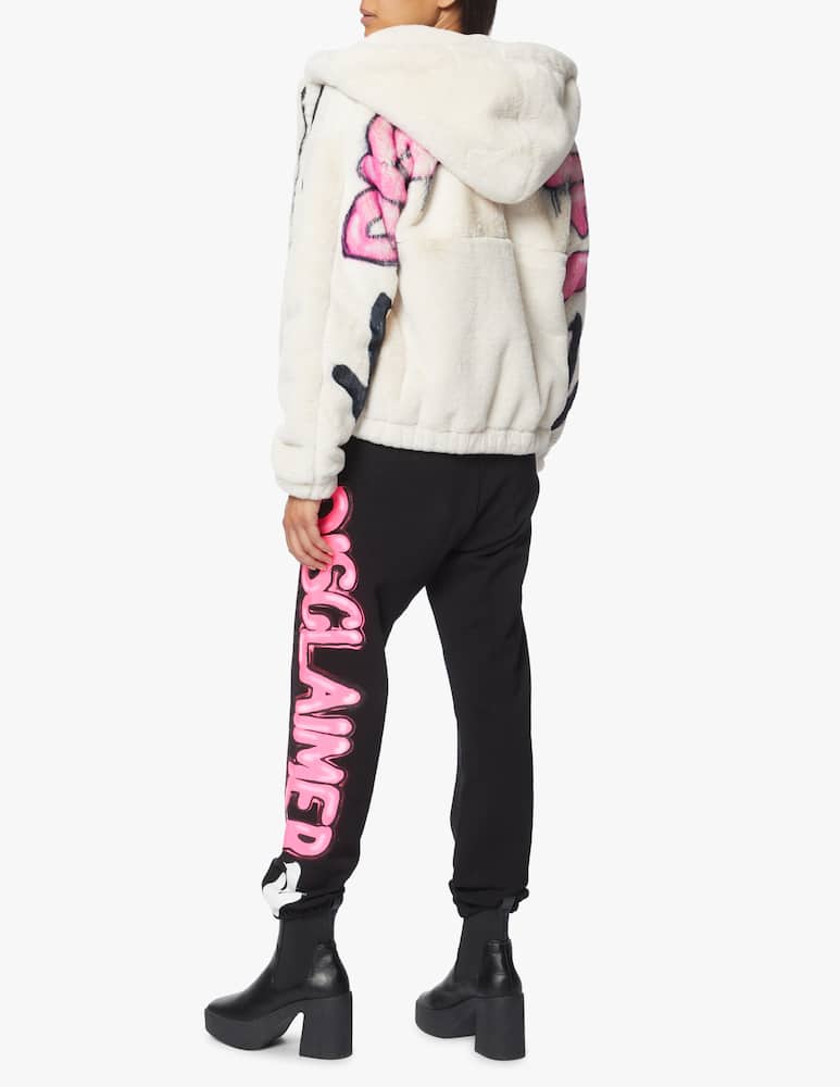 rinascente Disclaimer Giacca teddy con scritta