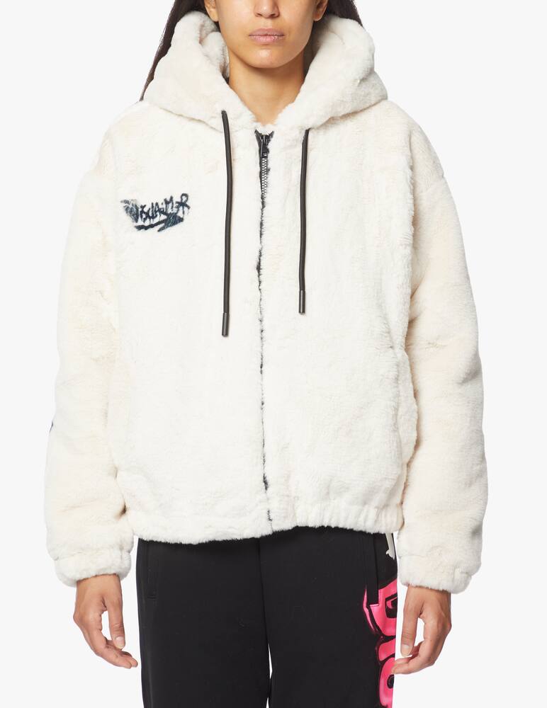 rinascente Disclaimer Giacca teddy con scritta