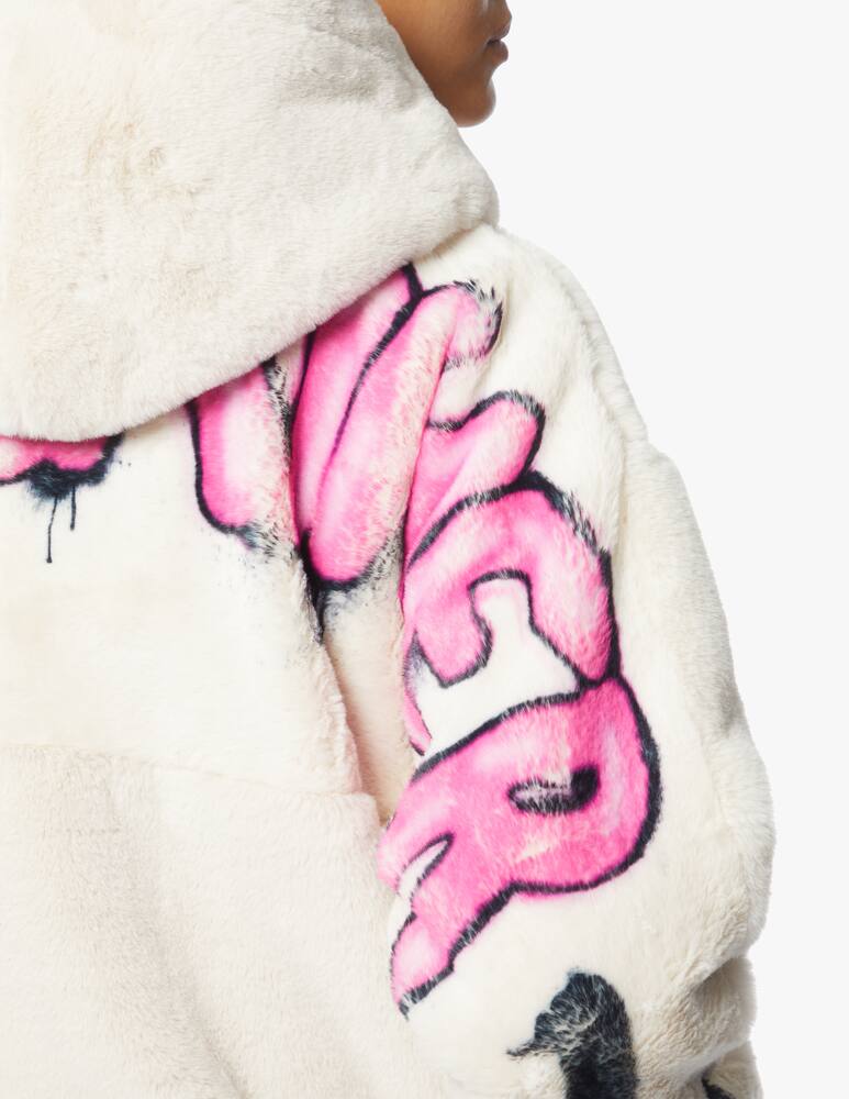 rinascente Disclaimer Giacca teddy con scritta