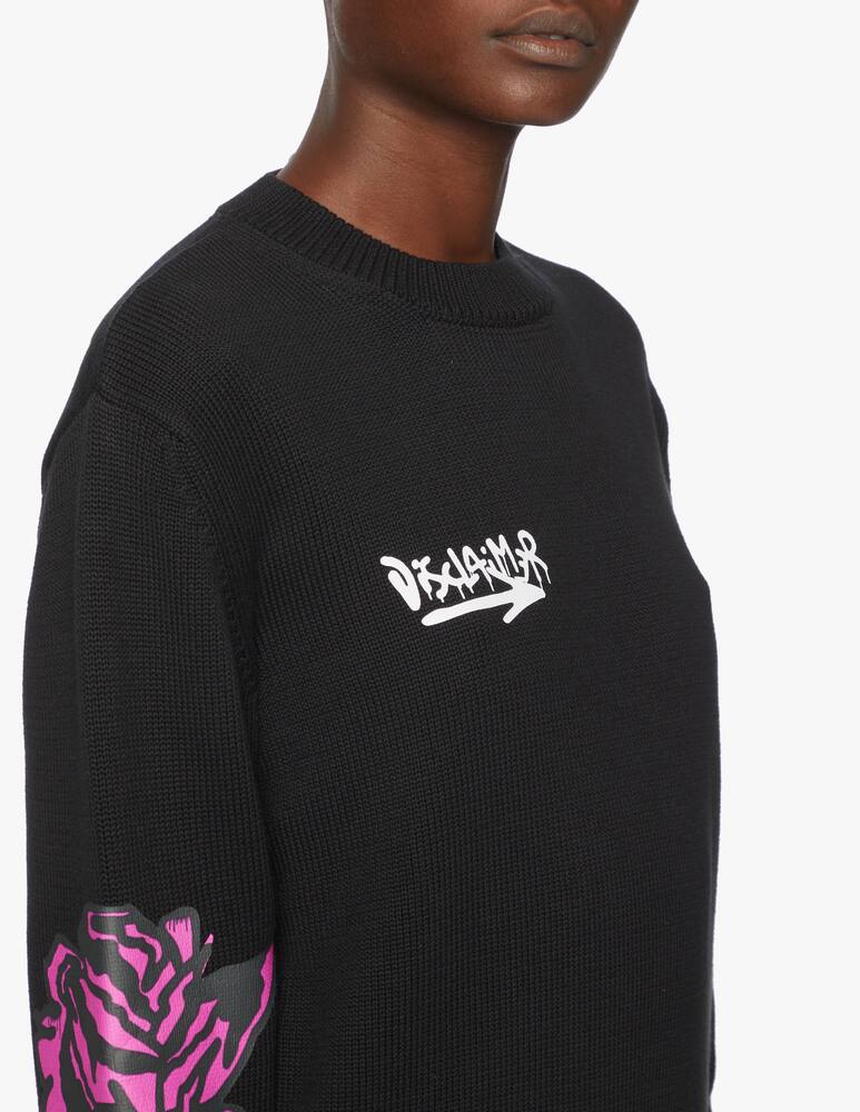 rinascente Disclaimer Magliette a manica lunga crop girocollo in cotone