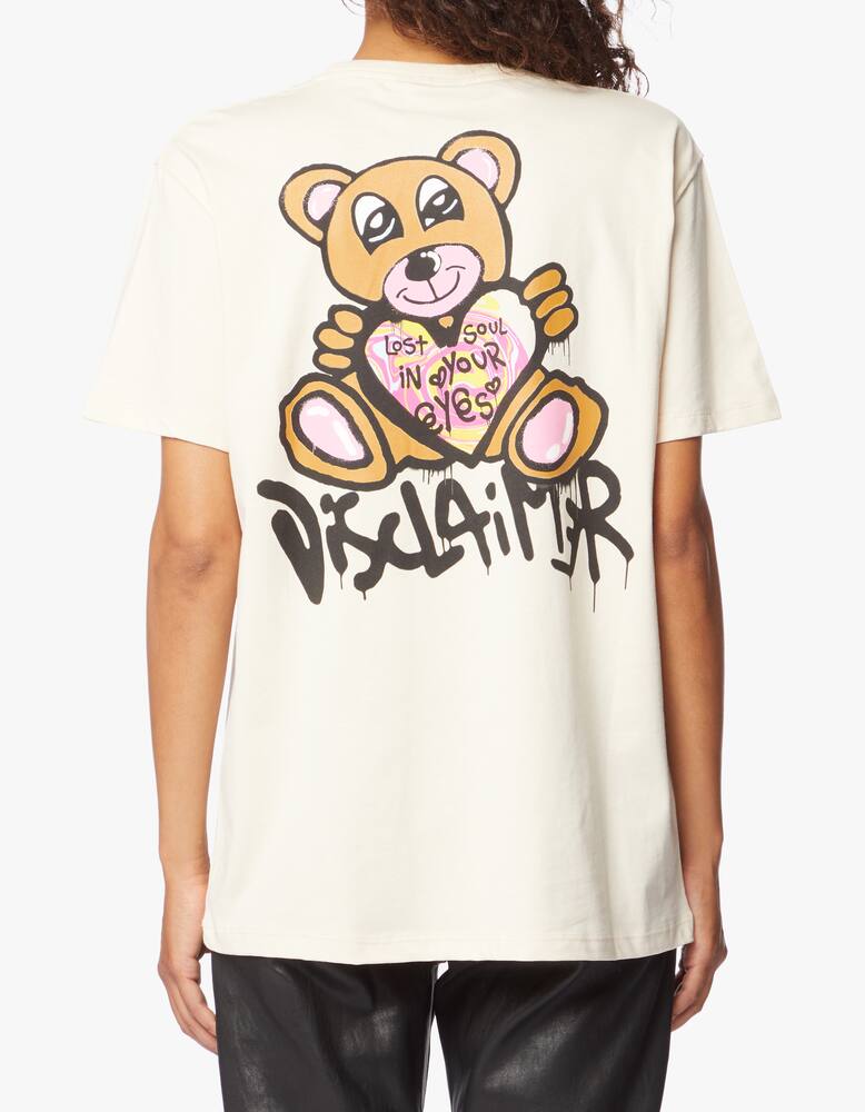 rinascente Disclaimer Teddy printed cotton t-shirt