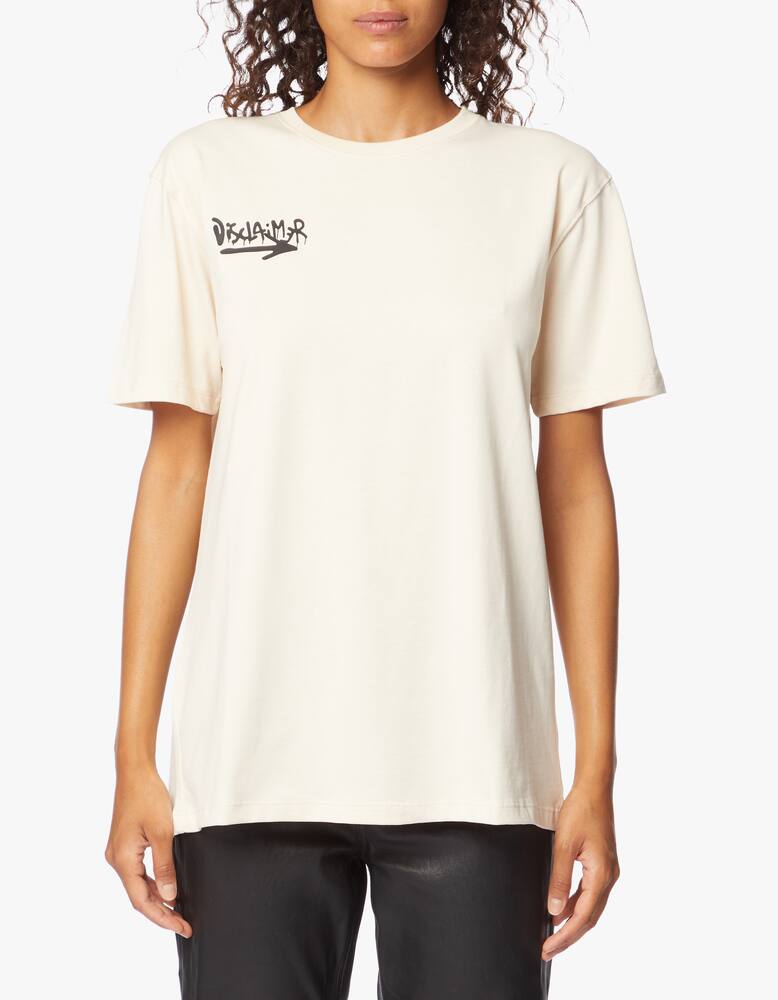 rinascente Disclaimer Teddy printed cotton t-shirt