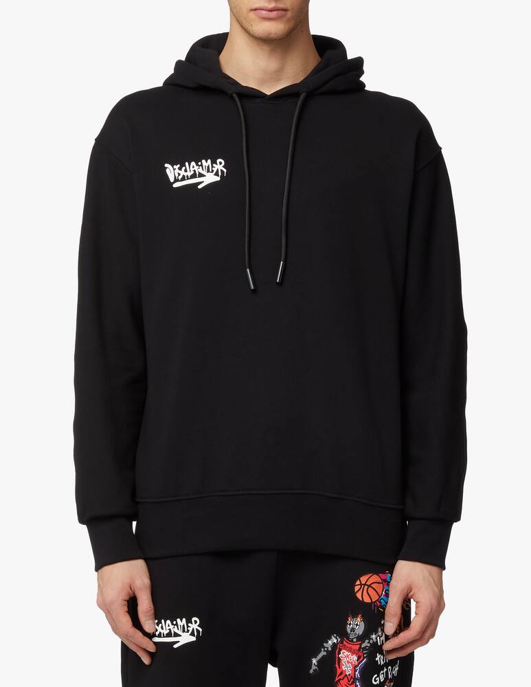 rinascente Disclaimer Empy lettering hoodie - multi