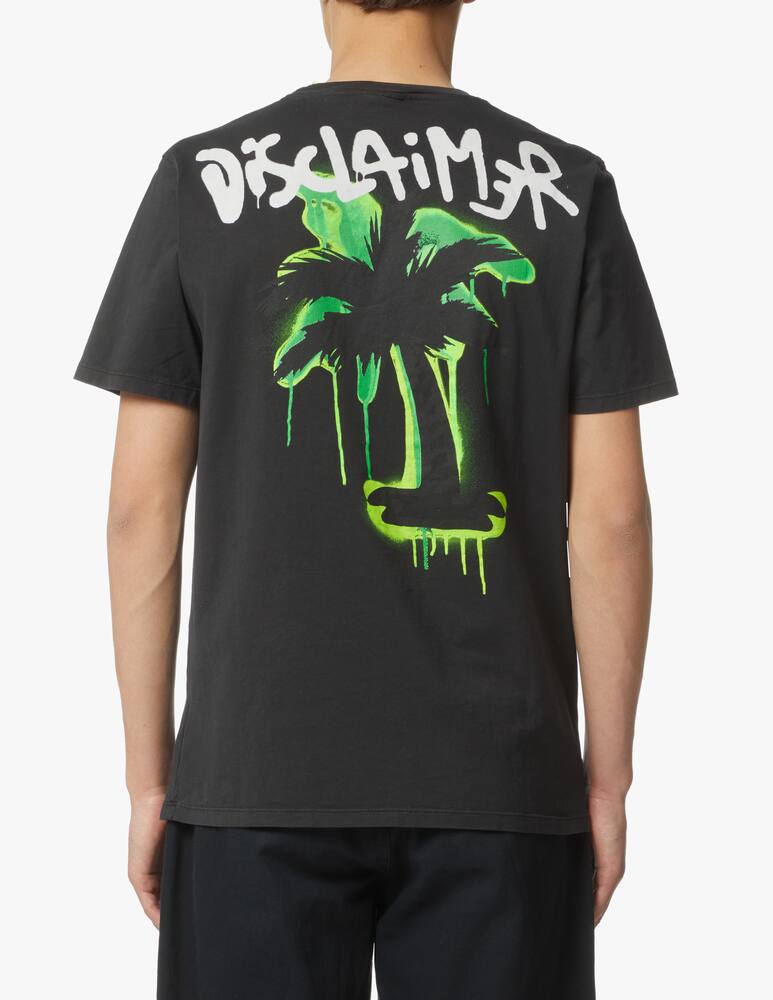 rinascente Disclaimer Back jungle t-shirt - black