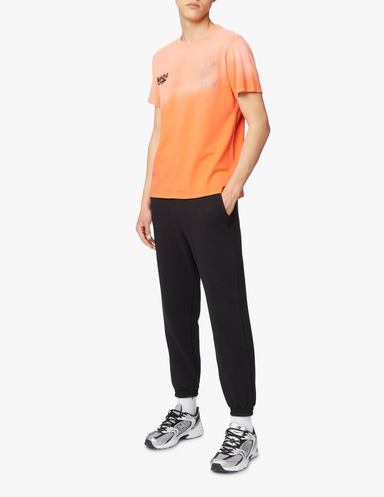 rinascente Disclaimer Maglietta girocollo just trying - arancione