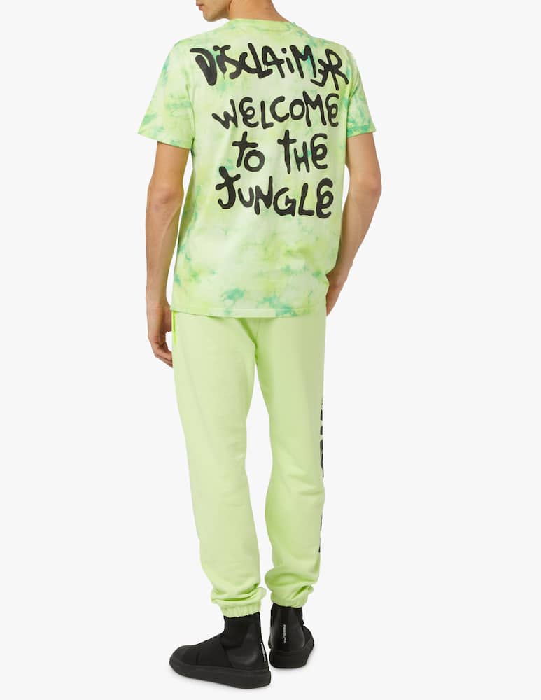 rinascente Disclaimer Tie dye jungle t-shirt - green