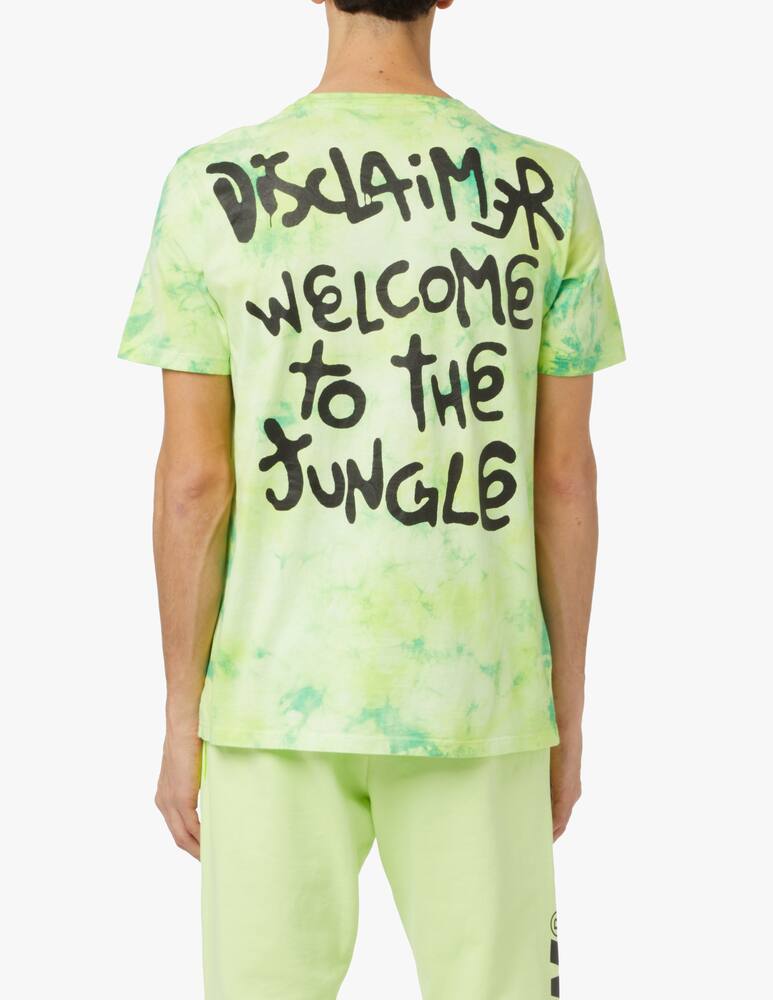 rinascente Disclaimer Tie dye jungle t-shirt - green