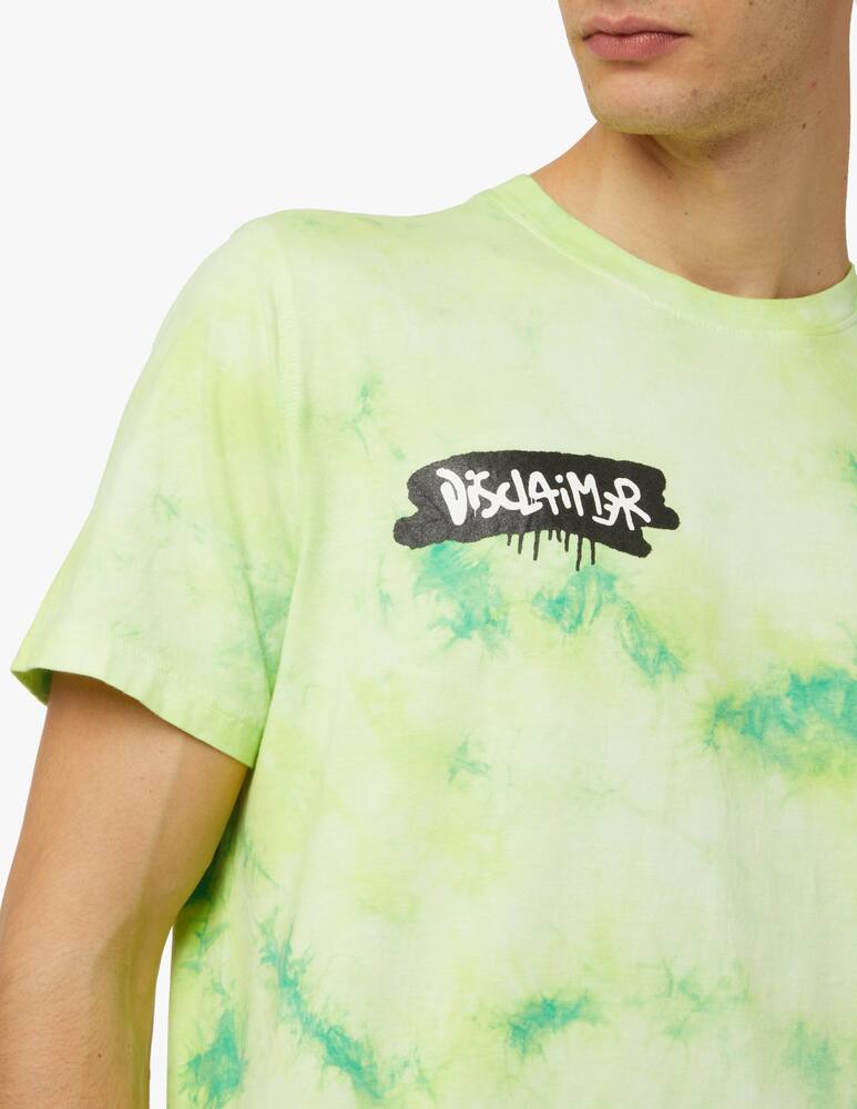 rinascente Disclaimer Tie dye jungle t-shirt - green