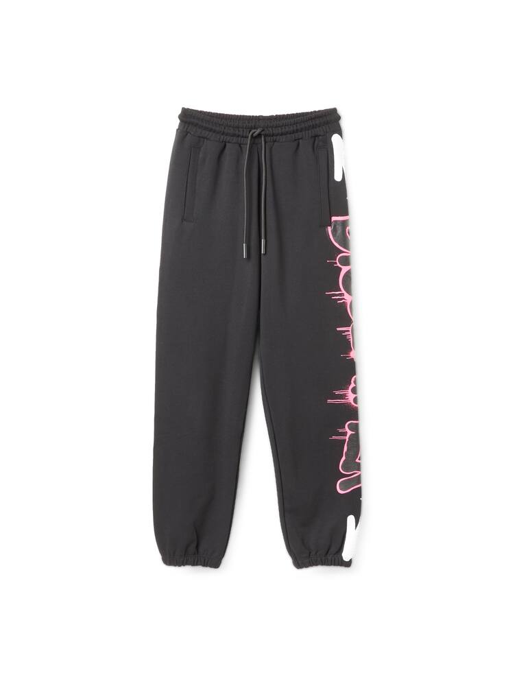 rinascente Disclaimer Pantaloni di tuta in cotone - nero