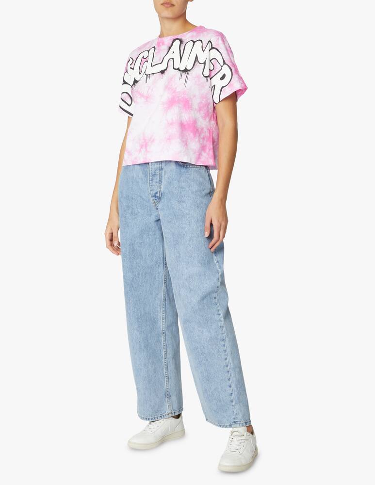 Disclaimer Cotton t-shirt - pink - picture 2 Disclaimer Cotton t-shirt - pink - picture 2