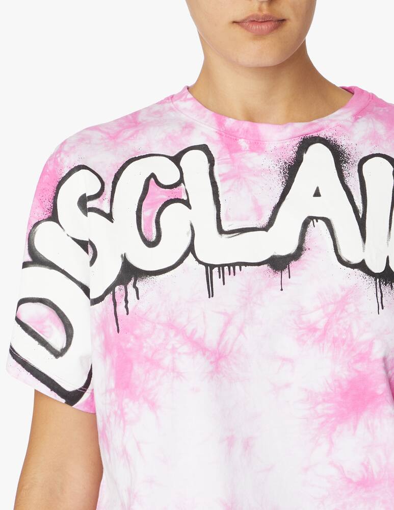 Disclaimer Cotton t-shirt - pink - picture 4 Disclaimer Cotton t-shirt - pink - picture 4