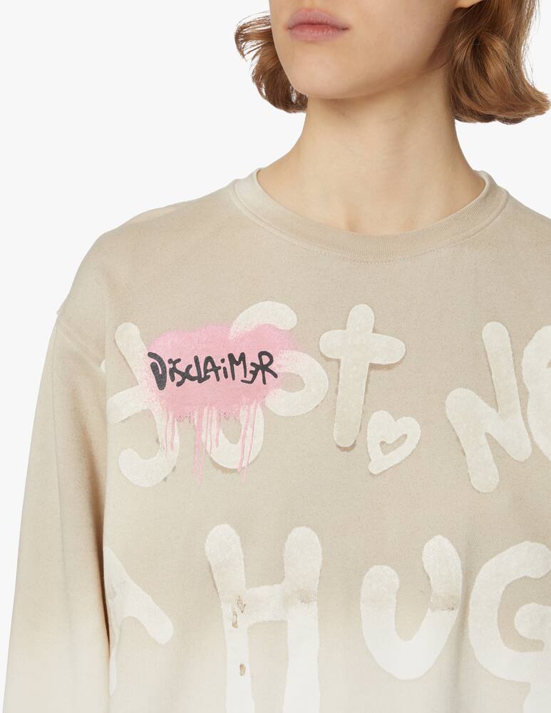 rinascente Disclaimer Cotton crewneck sweatshirt - green