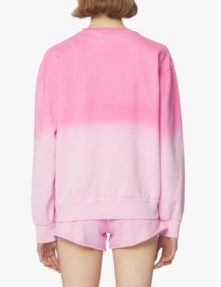 rinascente Disclaimer Cotton crewneck sweatshirt - pink