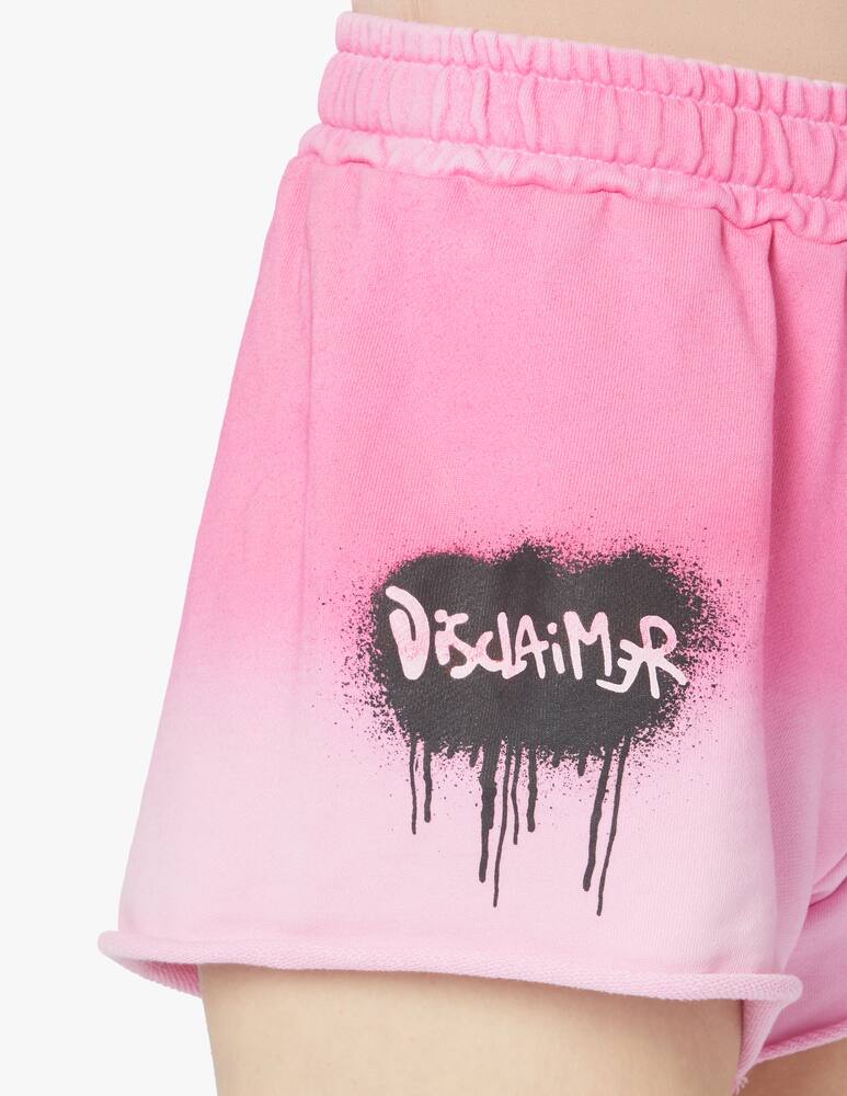 rinascente Disclaimer Pantaloncini di tuta in cotone - rosa