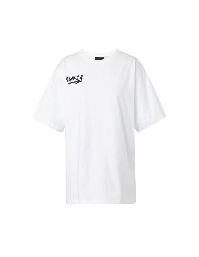Disclaimer Maglia over in cotone - bianco - immagine 5 Disclaimer Maglia over in cotone - bianco - immagine 5
