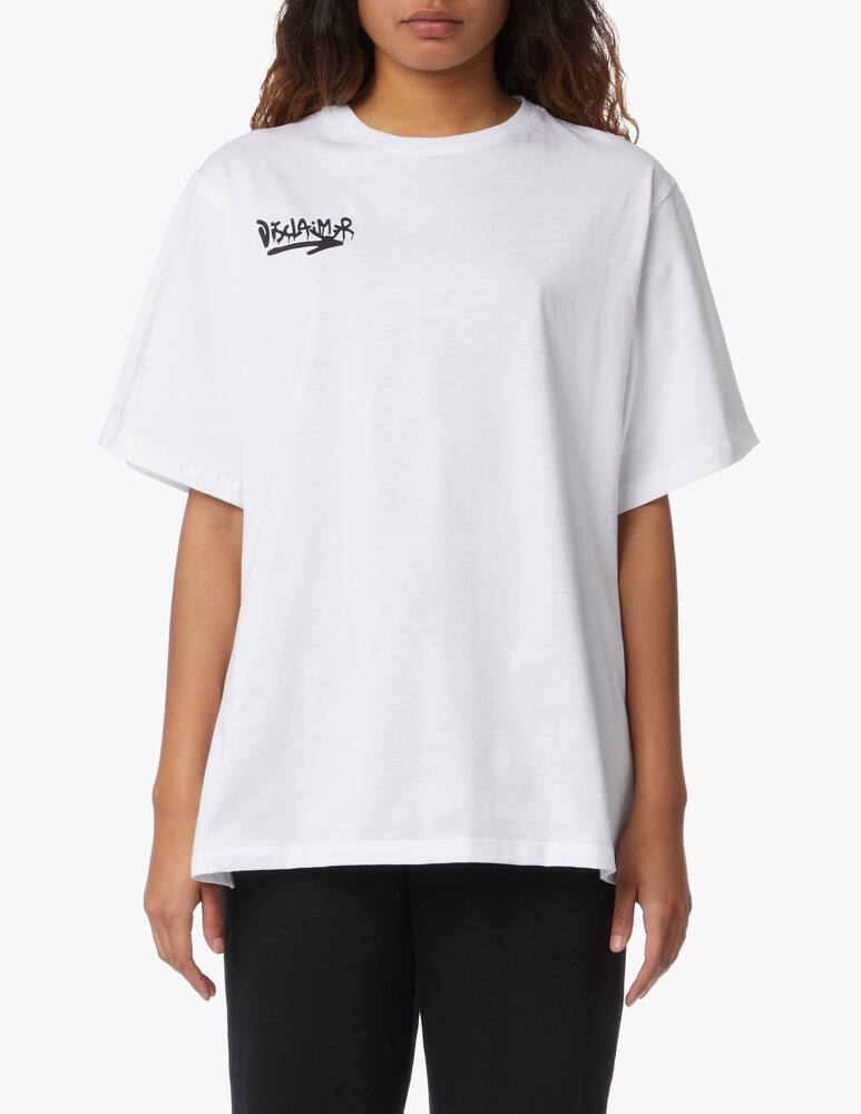 Disclaimer Maglia over in cotone - bianco - immagine 1 Disclaimer Maglia over in cotone - bianco - immagine 1
