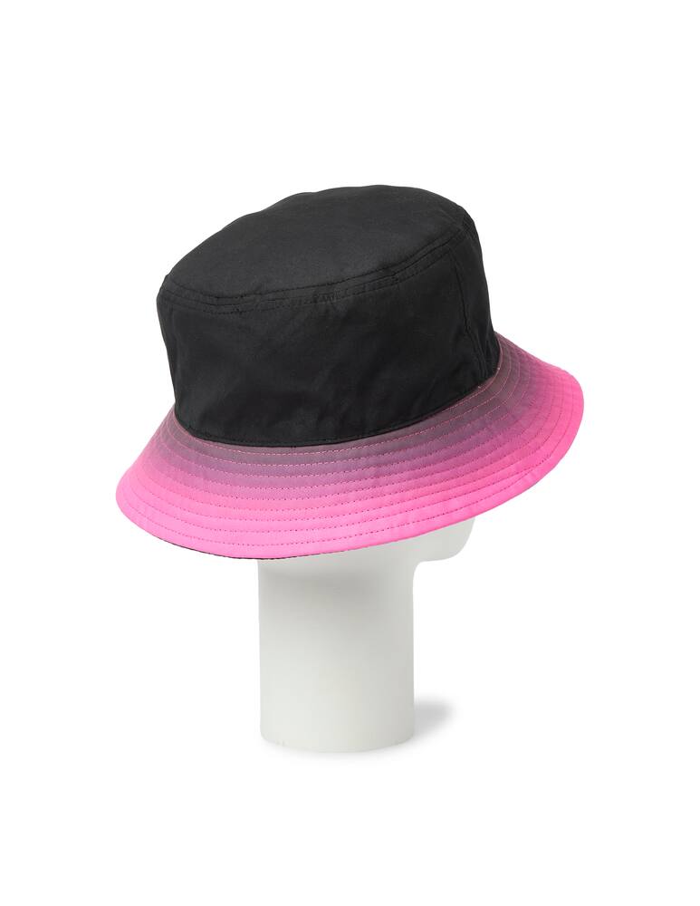 rinascente Disclaimer Cotton bucket hat - black