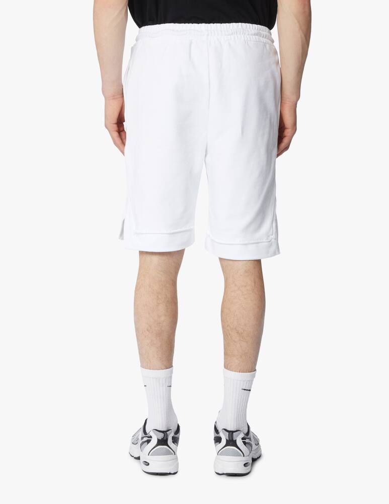 rinascente Disclaimer Basket fire sweatshorts - white