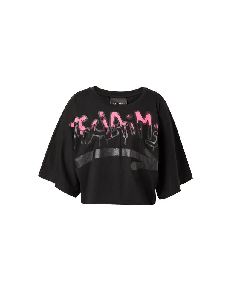 rinascente Disclaimer Maglia in cotone - nero