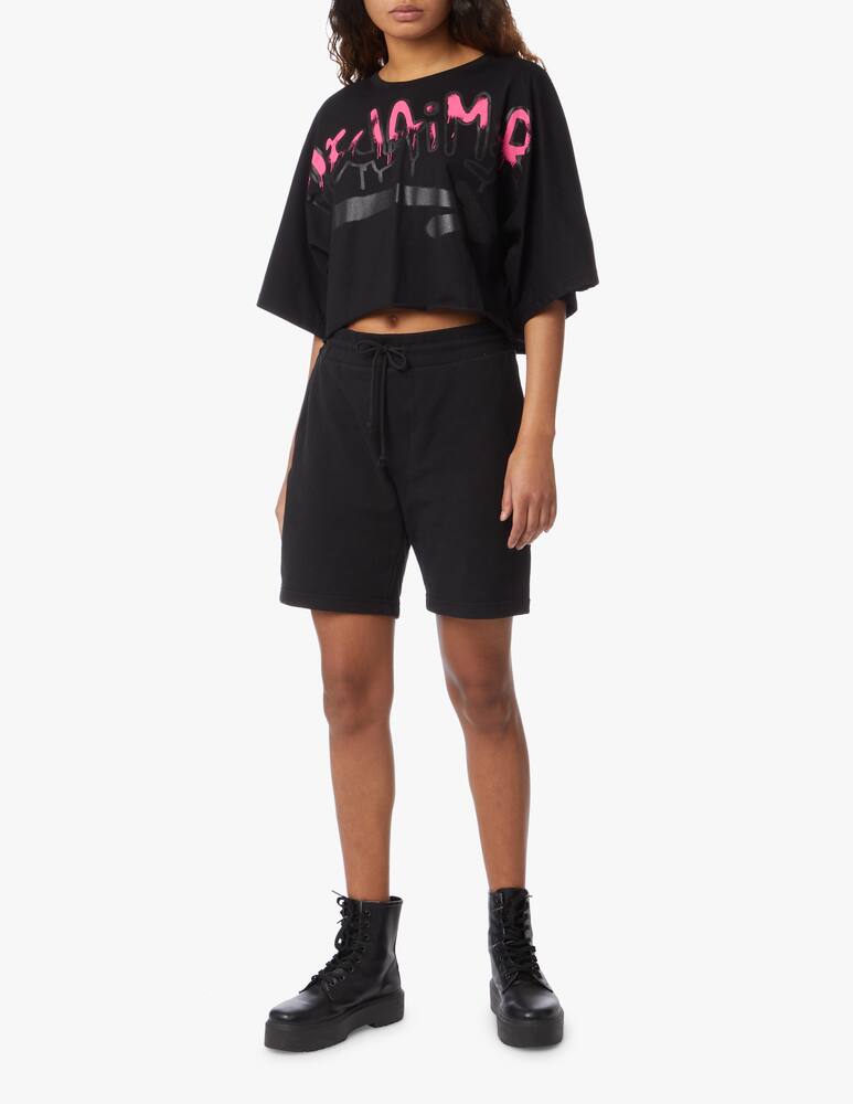 rinascente Disclaimer Maglia in cotone - nero