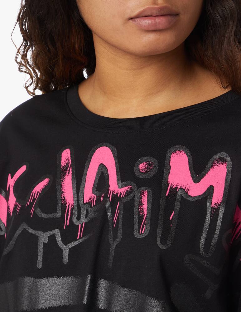 rinascente Disclaimer Maglia in cotone - nero