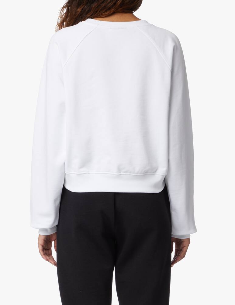 rinascente Disclaimer Cotton crewneck sweatshirt - white