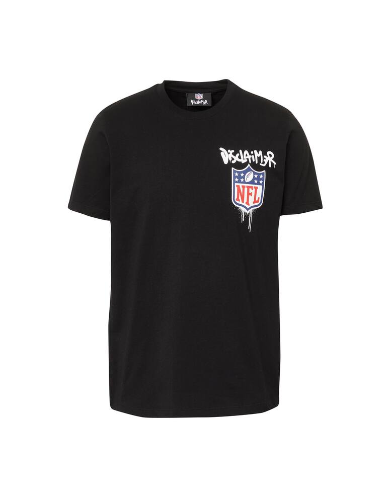 rinascente Disclaimer Maglietta girocollo nfl logo petto - nero