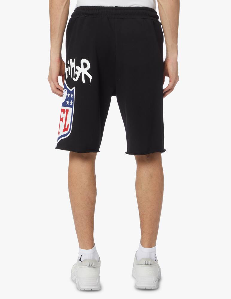rinascente Disclaimer Logo nfl sweatshorts - black