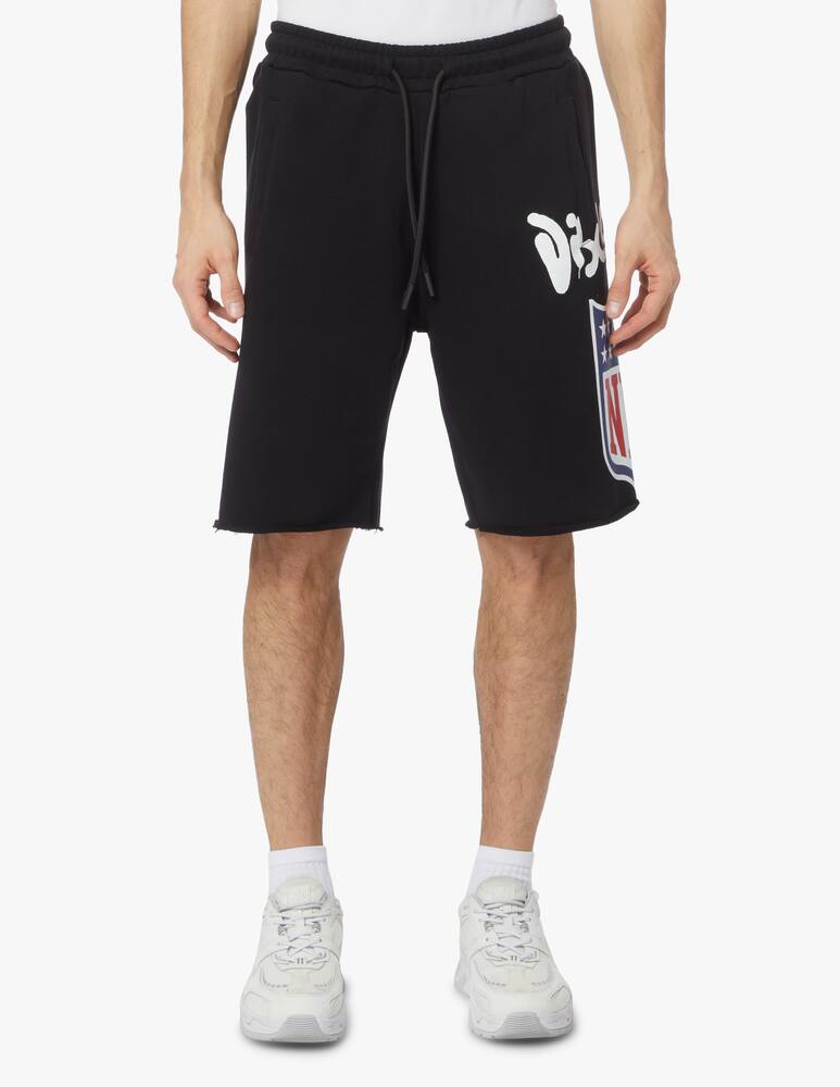 rinascente Disclaimer Logo nfl sweatshorts - black