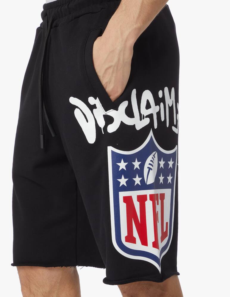 rinascente Disclaimer Logo nfl sweatshorts - black